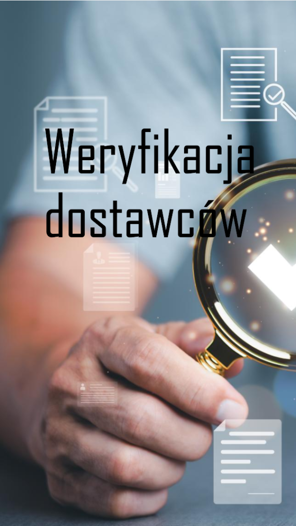 Weryfikacja dostawców z Chin